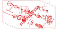 MOTORE AVVIATORE (DENSO) (1.8L) per Honda CIVIC 1.8 EXECUTIVE 5 Porte 5 velocità automatico 2012