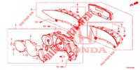 TACHIMETRO  per Honda CIVIC 1.8 EXECUTIVE 5 Porte 5 velocità automatico 2012