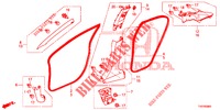 ABBELLIMENTO PILASTRO (LH) per Honda CIVIC 1.8 S 5 Porte 6 velocità manuale 2012