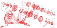 ALBERO SECONDARIO  per Honda CIVIC 1.8 S 5 Porte 6 velocità manuale 2012