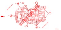 ANELLO DI TENUTA (INFERIEUR) per Honda CIVIC 1.8 S 5 Porte 6 velocità manuale 2012