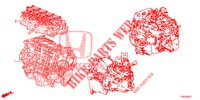 ARREDO DI MONT. MOTORE/ASS. TRASMISSIONE (1.8L) per Honda CIVIC 1.8 S 5 Porte 6 velocità manuale 2012