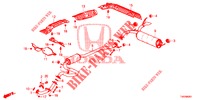 CONDOTTO SCARICO/SILENZIATORE (1.8L) per Honda CIVIC 1.8 S 5 Porte 6 velocità manuale 2012