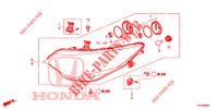 FANALE  per Honda CIVIC 1.8 S 5 Porte 6 velocità manuale 2012