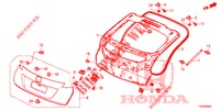PANNELLO PORTELLONE(2D)  per Honda CIVIC 1.8 S 5 Porte 6 velocità manuale 2012