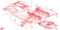 SCATOLA PAVIMENTO POST.  per Honda CIVIC 1.8 S 5 Porte 6 velocità manuale 2012
