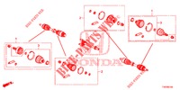 SET SEMIASSE ANT. PARTI  CORTE  per Honda CIVIC 1.8 S 5 Porte 6 velocità manuale 2012