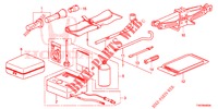 UTENSILI/CRICCO  per Honda CIVIC 1.8 S 5 Porte 6 velocità manuale 2012
