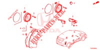ANTENNA/ALTOPARLANTE  per Honda CIVIC 1.8 EXECUTIVE 5 Porte 5 velocità automatico 2012