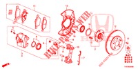 FRENO ANTERIORE  per Honda CIVIC 1.8 EXECUTIVE 5 Porte 5 velocità automatico 2012