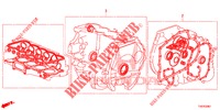 KIT GUARNIZIONE/ ASS. TRASMISSIONE (1.8L) per Honda CIVIC 1.8 EXECUTIVE 5 Porte 5 velocità automatico 2012