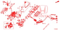 LEVA SELEZIONE (LH) per Honda CIVIC 1.8 EXECUTIVE 5 Porte 5 velocità automatico 2012