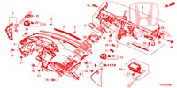 PANNELLO STRUMENTI (LH) per Honda CIVIC 1.8 EXECUTIVE 5 Porte 5 velocità automatico 2012