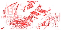 PAVIMENTO/PANNELLI INTERNI  per Honda CIVIC 1.8 EXECUTIVE 5 Porte 5 velocità automatico 2012