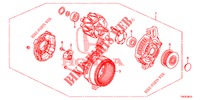ALTERNATORE (DENSO) (DIESEL) (2.2L) per Honda CIVIC DIESEL 2.2 EXCLUSIVE 5 Porte 6 velocità manuale 2012