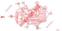 ANELLO DI TENUTA (INFERIEUR) per Honda CIVIC DIESEL 2.2 EXCLUSIVE 5 Porte 6 velocità manuale 2012
