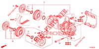 ARIA CONDIZIONATA (COMPRESSEUR) (DIESEL) (2.2L) per Honda CIVIC DIESEL 2.2 EXCLUSIVE 5 Porte 6 velocità manuale 2012