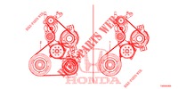 CINTURA ALTERNATORE(DIESEL) (2.2L) per Honda CIVIC DIESEL 2.2 EXCLUSIVE 5 Porte 6 velocità manuale 2012
