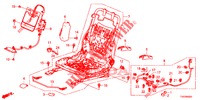 COMP. SEDILE ANT. (D.) (SIEGE REGLAGE MANUEL) per Honda CIVIC DIESEL 2.2 EXCLUSIVE 5 Porte 6 velocità manuale 2012