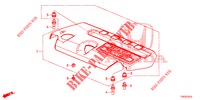COPERTURA MOTORE (DIESEL) (2.2L) per Honda CIVIC DIESEL 2.2 EXCLUSIVE 5 Porte 6 velocità manuale 2012