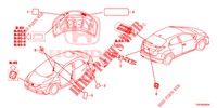 EMBLEME/ETICHETTE CAUZIONE  per Honda CIVIC DIESEL 2.2 EXCLUSIVE 5 Porte 6 velocità manuale 2012