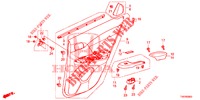 FODERAMENTO PORTIERA(4D)  per Honda CIVIC DIESEL 2.2 EXCLUSIVE 5 Porte 6 velocità manuale 2012
