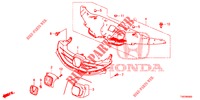 GRIGLIA ANTERIORE/MODANATURA  per Honda CIVIC DIESEL 2.2 EXCLUSIVE 5 Porte 6 velocità manuale 2012