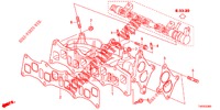 MOLTEPLICE ASPIRAZIONE (DIESEL) (2.2L) per Honda CIVIC DIESEL 2.2 EXCLUSIVE 5 Porte 6 velocità manuale 2012
