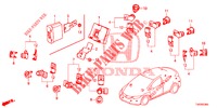 SENSORE PARCHEGGIO  per Honda CIVIC DIESEL 2.2 EXCLUSIVE 5 Porte 6 velocità manuale 2012