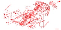 STOINO PAVIMENTO/ISOLATORE  per Honda CIVIC DIESEL 2.2 EXCLUSIVE 5 Porte 6 velocità manuale 2012