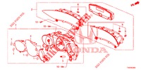 TACHIMETRO  per Honda CIVIC DIESEL 2.2 EXCLUSIVE 5 Porte 6 velocità manuale 2012