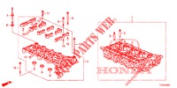 TESTATA (DIESEL) (2.2L) per Honda CIVIC DIESEL 2.2 EXCLUSIVE 5 Porte 6 velocità manuale 2012