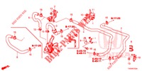 TUBO ACQUA/CONDOTTO RISCALDATORE (DIESEL) (LH) per Honda CIVIC DIESEL 2.2 EXCLUSIVE 5 Porte 6 velocità manuale 2012