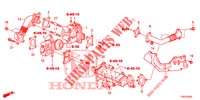 VALVOLA EGR (DIESEL) (2.2L) per Honda CIVIC DIESEL 2.2 EXCLUSIVE 5 Porte 6 velocità manuale 2012