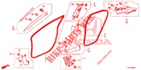 ABBELLIMENTO PILASTRO (LH) per Honda CIVIC DIESEL 2.2 S 5 Porte 6 velocità manuale 2012