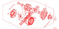 ALTERNATORE (DENSO) (DIESEL) (2.2L) per Honda CIVIC DIESEL 2.2 S 5 Porte 6 velocità manuale 2012