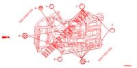 ANELLO DI TENUTA (INFERIEUR) per Honda CIVIC DIESEL 2.2 S 5 Porte 6 velocità manuale 2012