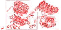ARREDO DI MONT. MOTORE/ASS. TRASMISSIONE (DIESEL) (2.2L) per Honda CIVIC DIESEL 2.2 S 5 Porte 6 velocità manuale 2012