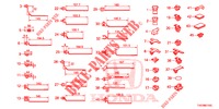 CINGHIA BARDATURA/STAFFA(RH)  per Honda CIVIC DIESEL 2.2 S 5 Porte 6 velocità manuale 2012