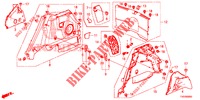 FODERAMENTO LATO BAULE  per Honda CIVIC DIESEL 2.2 S 5 Porte 6 velocità manuale 2012