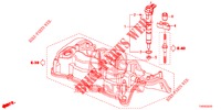 INIETTORE COMBUSTIBILE (DIESEL) (2.2L) per Honda CIVIC DIESEL 2.2 S 5 Porte 6 velocità manuale 2012