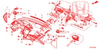 PANNELLO STRUMENTI (LH) per Honda CIVIC DIESEL 2.2 S 5 Porte 6 velocità manuale 2012