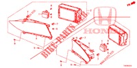 SCHERMO CENTRO  per Honda CIVIC DIESEL 2.2 S 5 Porte 6 velocità manuale 2012