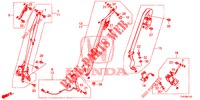 SEDILE ANTERIORE/CINTURE DI SICUREZZA  per Honda CIVIC DIESEL 2.2 S 5 Porte 6 velocità manuale 2012