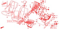 SEDILE POSTERIORE/CINTURA DI SICUREZZA (G.) per Honda CIVIC DIESEL 2.2 S 5 Porte 6 velocità manuale 2012