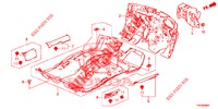 STOINO PAVIMENTO/ISOLATORE  per Honda CIVIC DIESEL 2.2 S 5 Porte 6 velocità manuale 2012