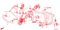TUBO ACQUA/CONDOTTO RISCALDATORE (DIESEL) (LH) per Honda CIVIC DIESEL 2.2 S 5 Porte 6 velocità manuale 2012