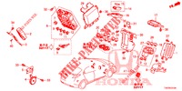 UNITA DI CONTROLLO (CABINE) (1) (LH) per Honda CIVIC DIESEL 2.2 S 5 Porte 6 velocità manuale 2012