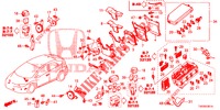 UNITA DI CONTROLLO (COMPARTIMENT MOTEUR) (1) (DIESEL) (2.2L) per Honda CIVIC DIESEL 2.2 S 5 Porte 6 velocità manuale 2012