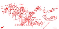 VALVOLA EGR (DIESEL) (2.2L) per Honda CIVIC DIESEL 2.2 S 5 Porte 6 velocità manuale 2012